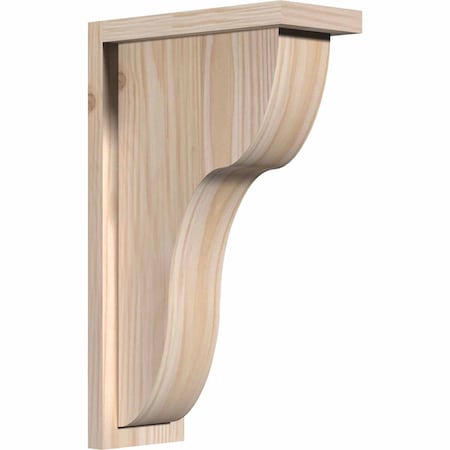 Ekena Millwork Carmel Smooth Corbel w/Backplate, Douglas Fir, 5 1/2"W x 12"D x 20"H COR06X12X20CAR01SDF